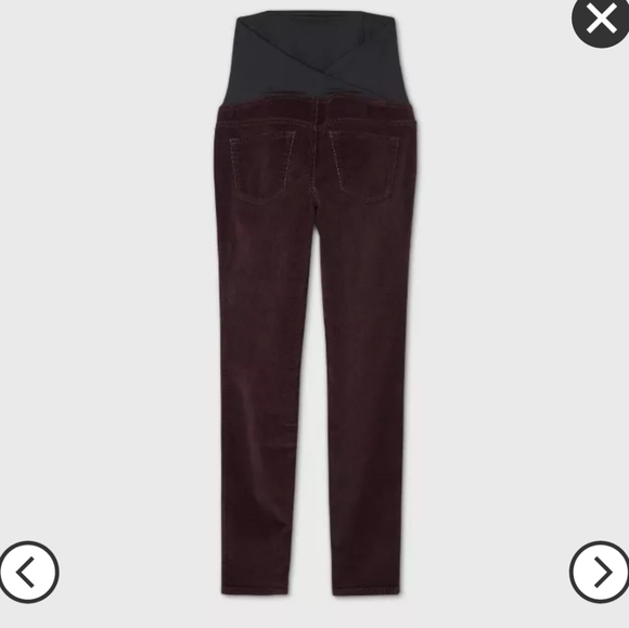 Isabel Maternity by Ingrid&Isabel Crossover Panel Skinny Corduroy Woman … - Picture 8 of 9